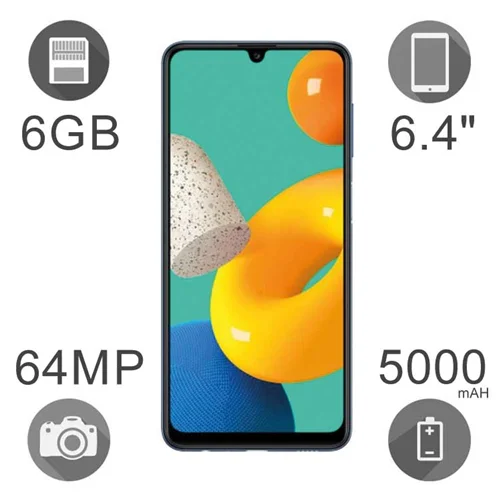 گوشی موبایل سامسونگ مدل m32 ✔️ مشکی* Galaxy M32(128/6)