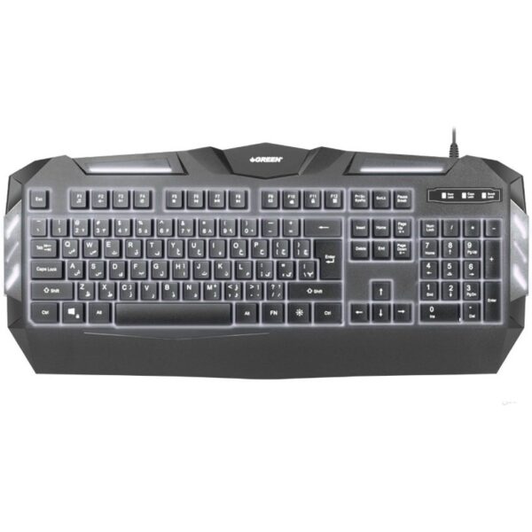 کیبورد گیمینگ گرین مدل GK403 با سیم - Image 2