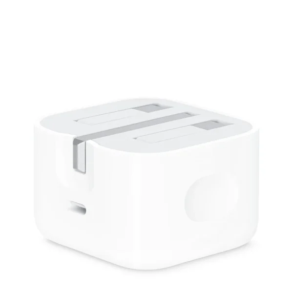 آداپتور 20 وات اصلی دو پین اپل apple 20W - تصویر 3