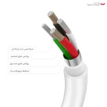 کابل تبدیل USB-C به لایتنینگ اپل طول 1 متر - تصویر 2